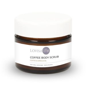 LovisaLife coffee body scrub