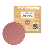 zao compact powder brown pink refill